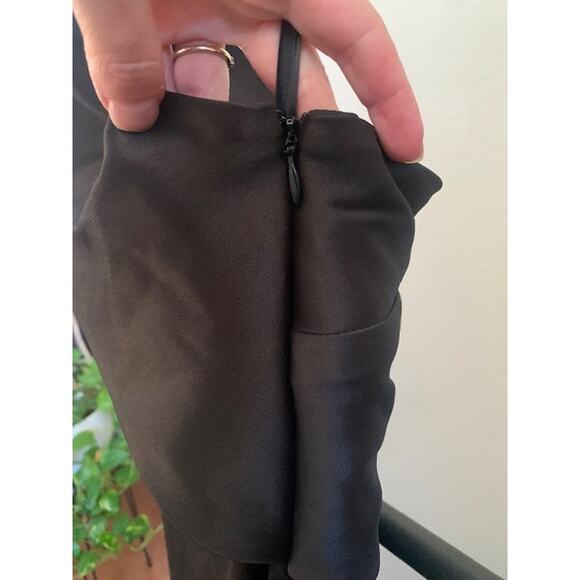 Betsy & Adam-Off Shoulder-Formal Evening Gown-Satin Finish-Black-NWT-Women's 12 - Picture 8 of 10